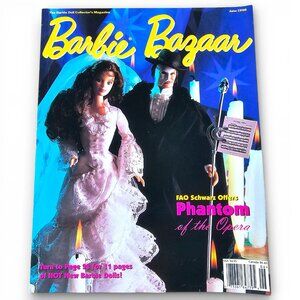 Barbie Bazaar Magazine Phantom of the Opera June 1998 Volume 10 Issue 4 Vintage